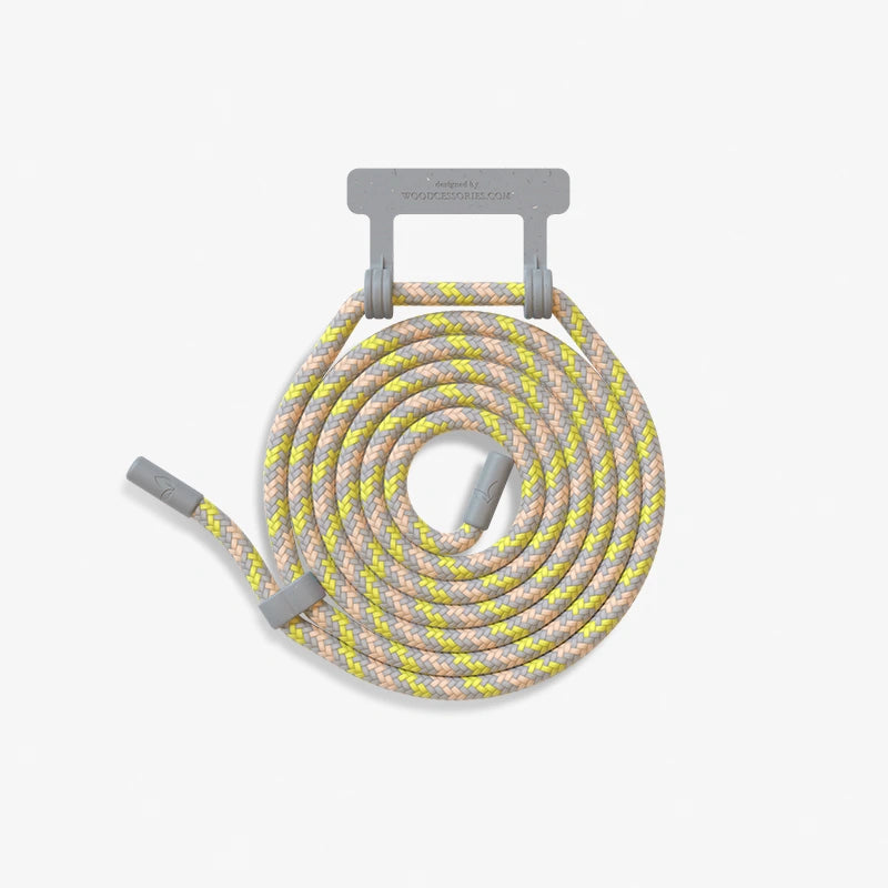 Chaîne interchangeable pour téléphone portable Gris Jaune