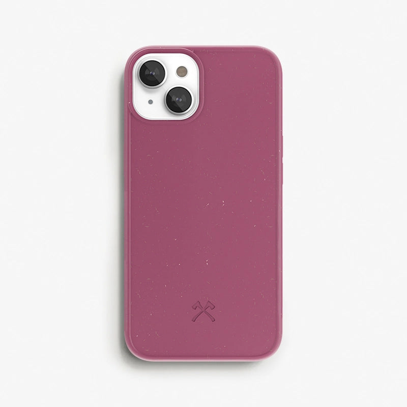 Étui pour téléphone portable iPhone 13 rouge vin durable