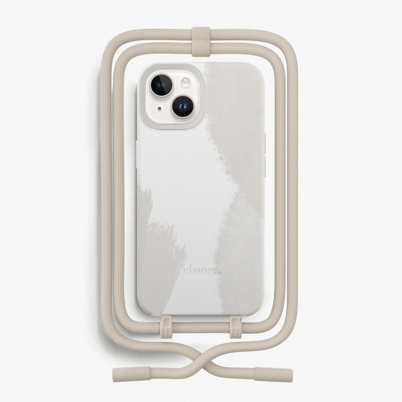 Chaîne pour téléphone portable iPhone 15 Dove White