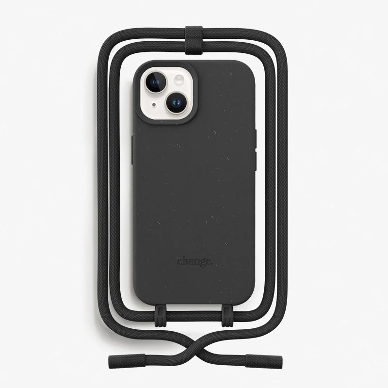 IPhone 15 Plus Collier détachable Noir