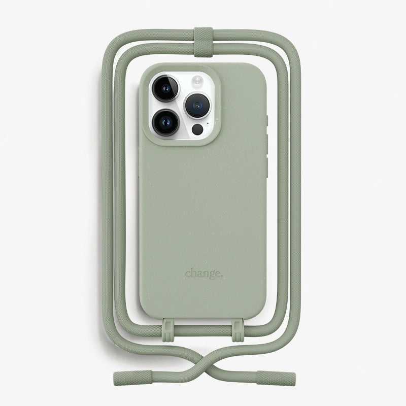 Collier détachable iPhone 15 Pro vert jade