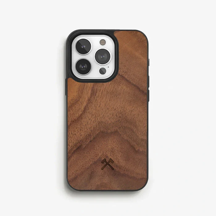 Étui iPhone en bois MagSafe