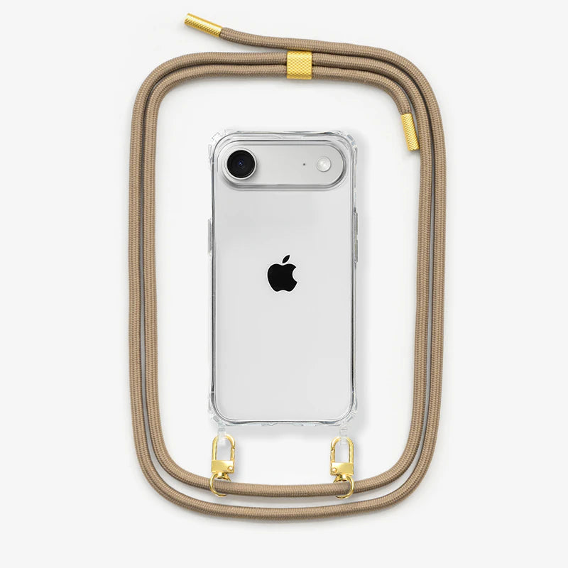 iPhone 17 Air Chaîne pour téléphone portable Transparent