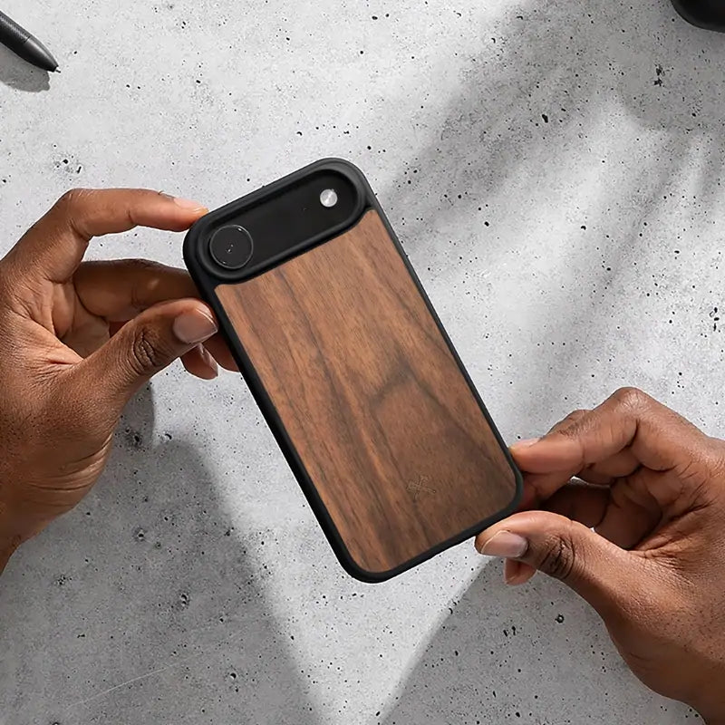 iPhone 17 Air Bumper Case en bois
