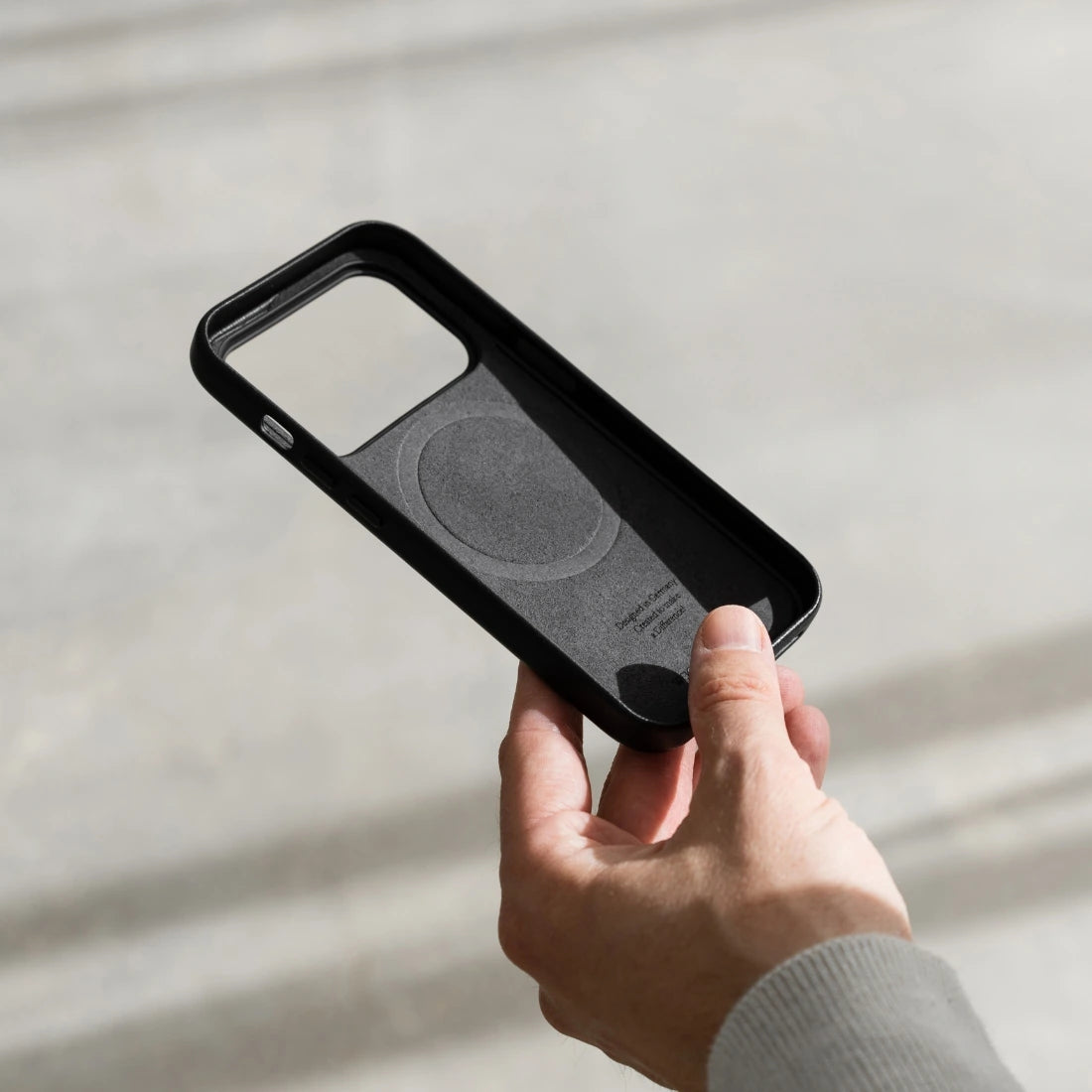 iPhone 17 Pro étui en cuir Vegan