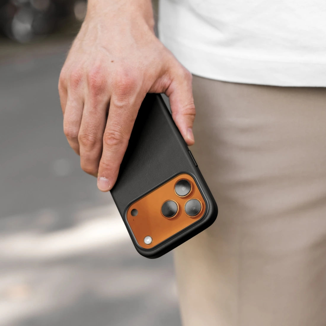 iPhone 17 Pro Max Housse en cuir Vegan