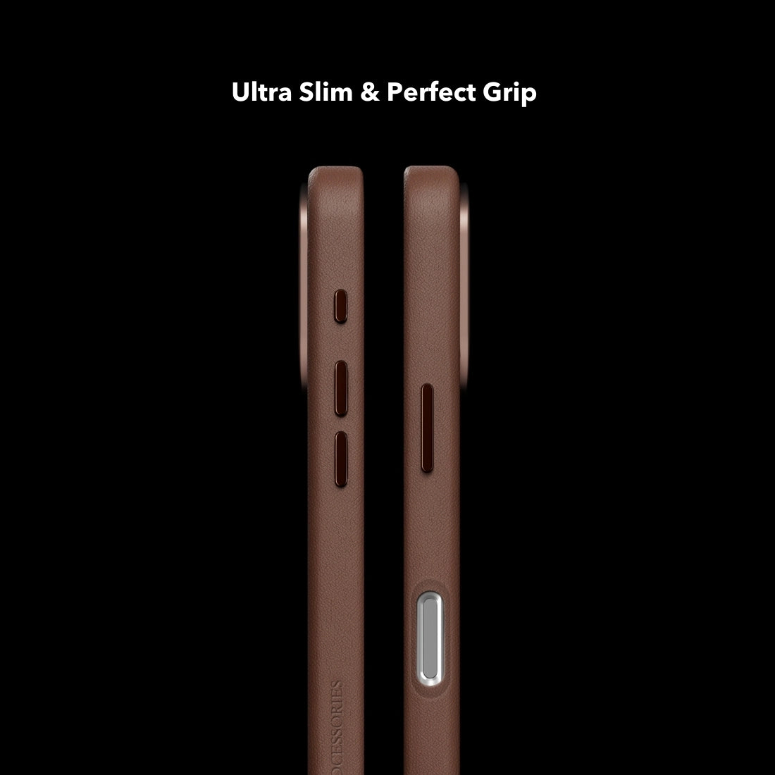 iPhone 17 Pro étui en cuir Vegan