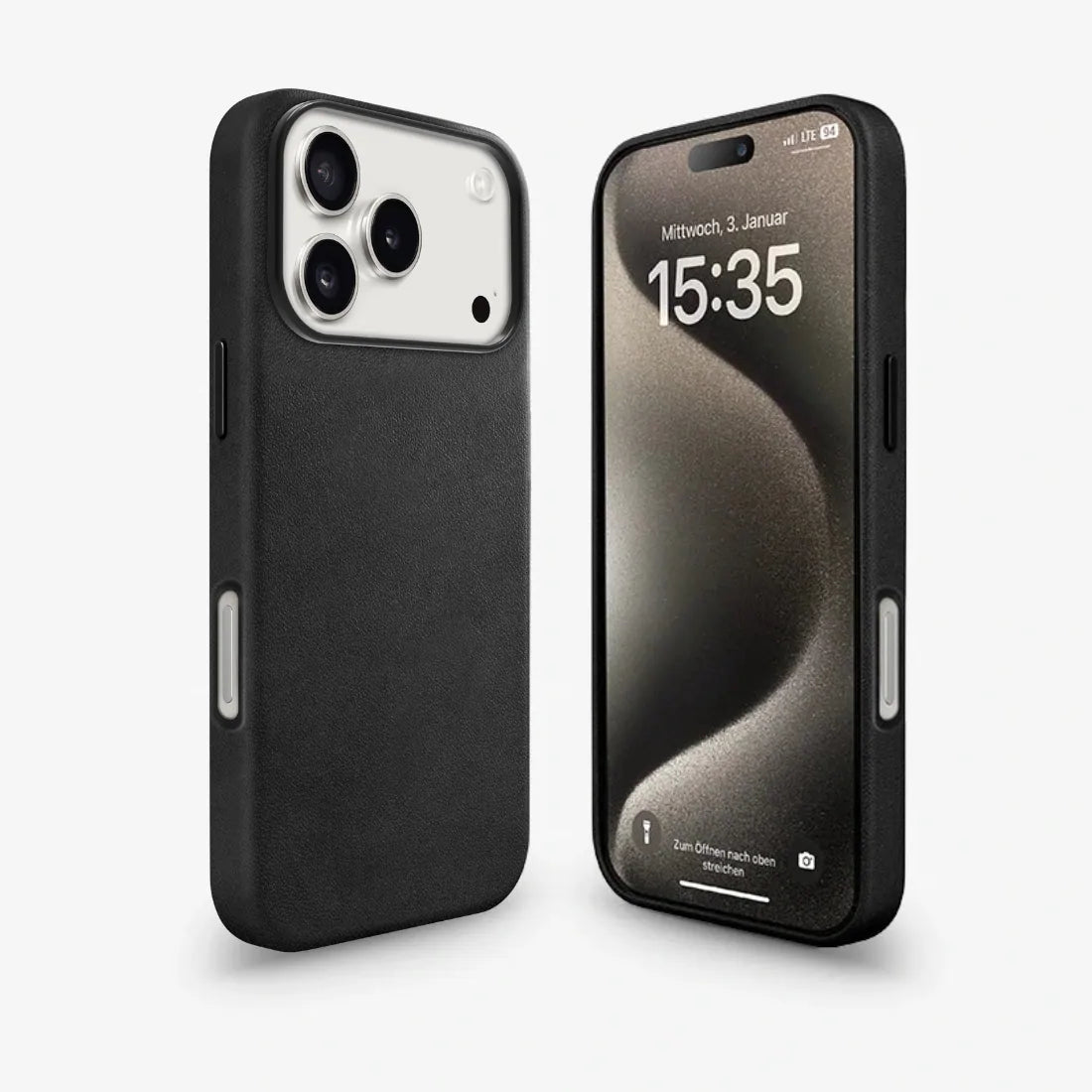 iPhone 17 Pro étui en cuir Vegan