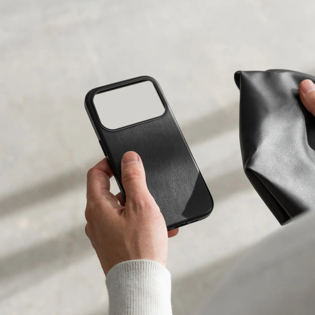 iPhone 17 Pro Max Housse en cuir Vegan