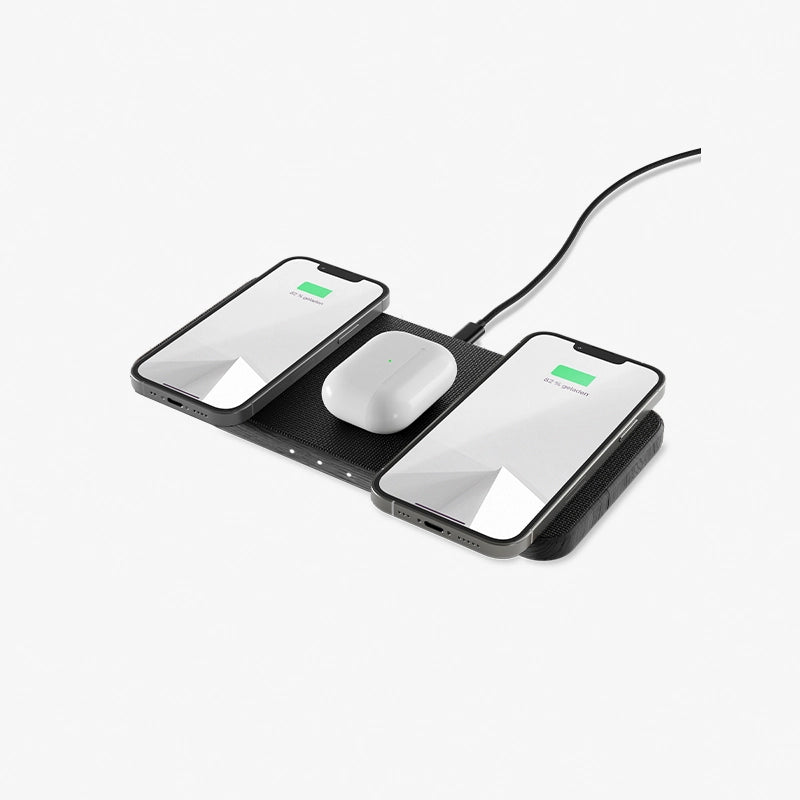 Station de recharge inductive en bois
