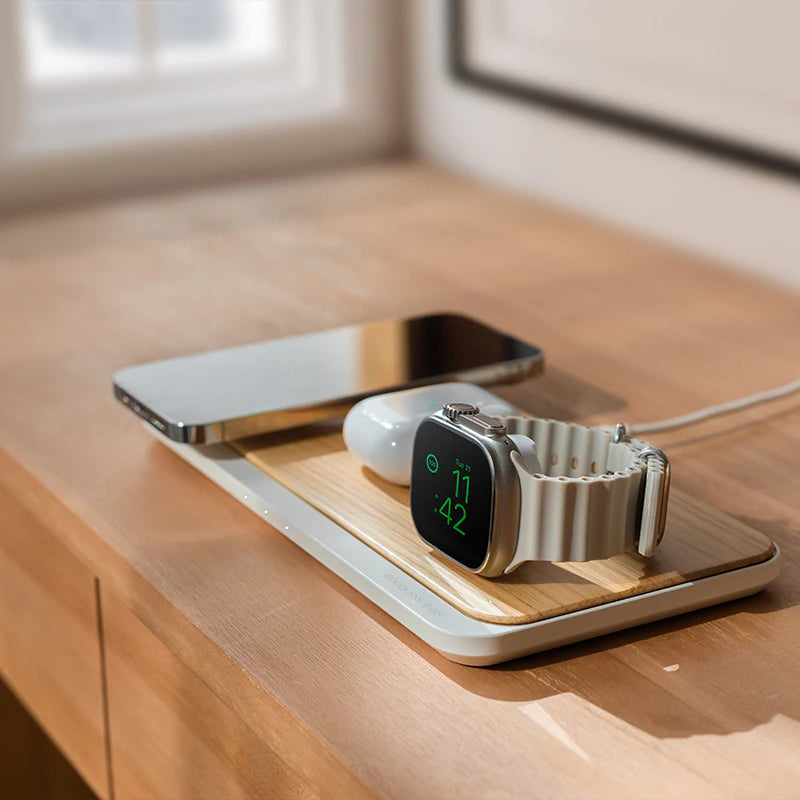 Chargeur 3 en 1 MagSafe & Apple Watch