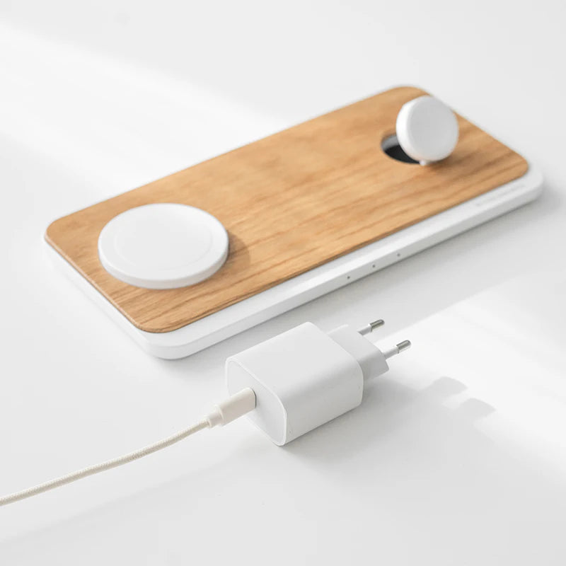Chargeur 3-en-1 MagSafe & Apple Watch & Adaptateur secteur