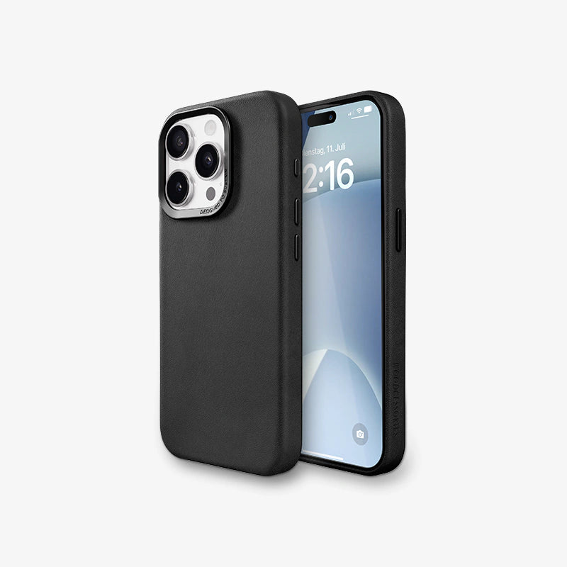 iPhone 15 Pro étui en cuir Vegan