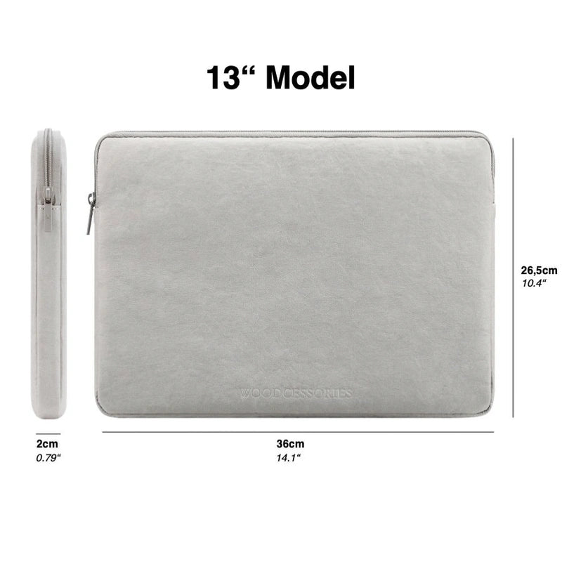 Housse pour ordinateur portable 13" en papier kraft Durable Gris