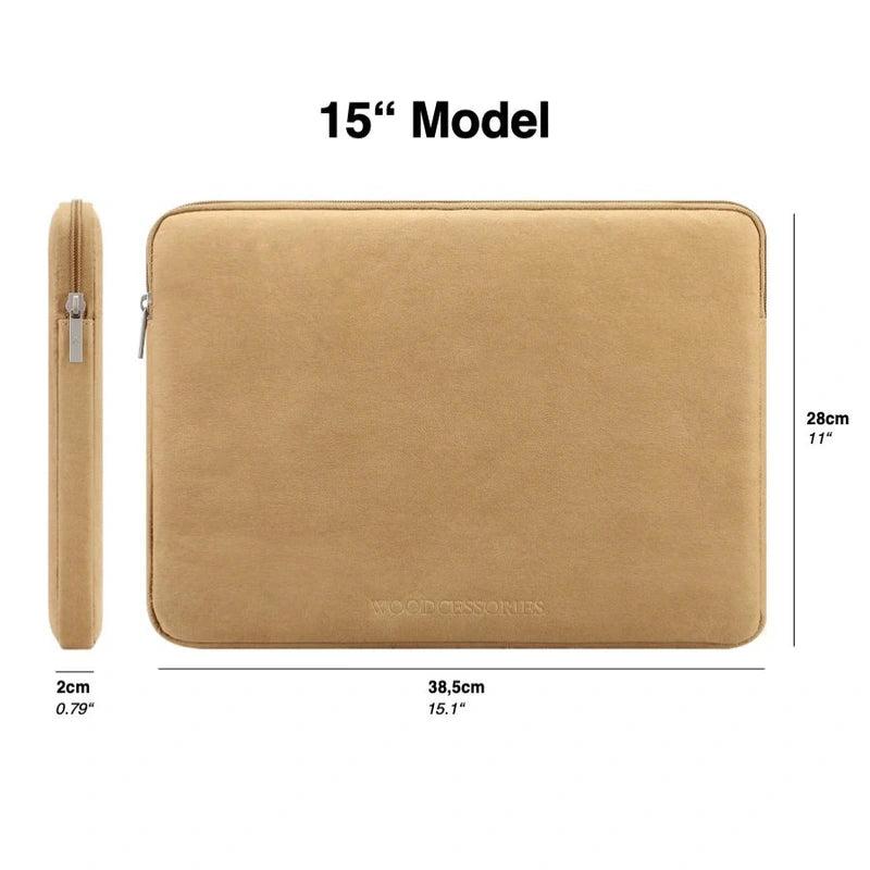 Housse pour ordinateur portable 15" en papier kraft Durable Marron