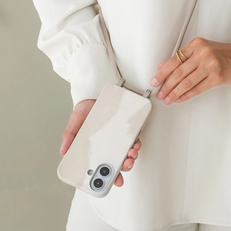 Chaîne pour téléphone portable iPhone 16 Pro Blanc