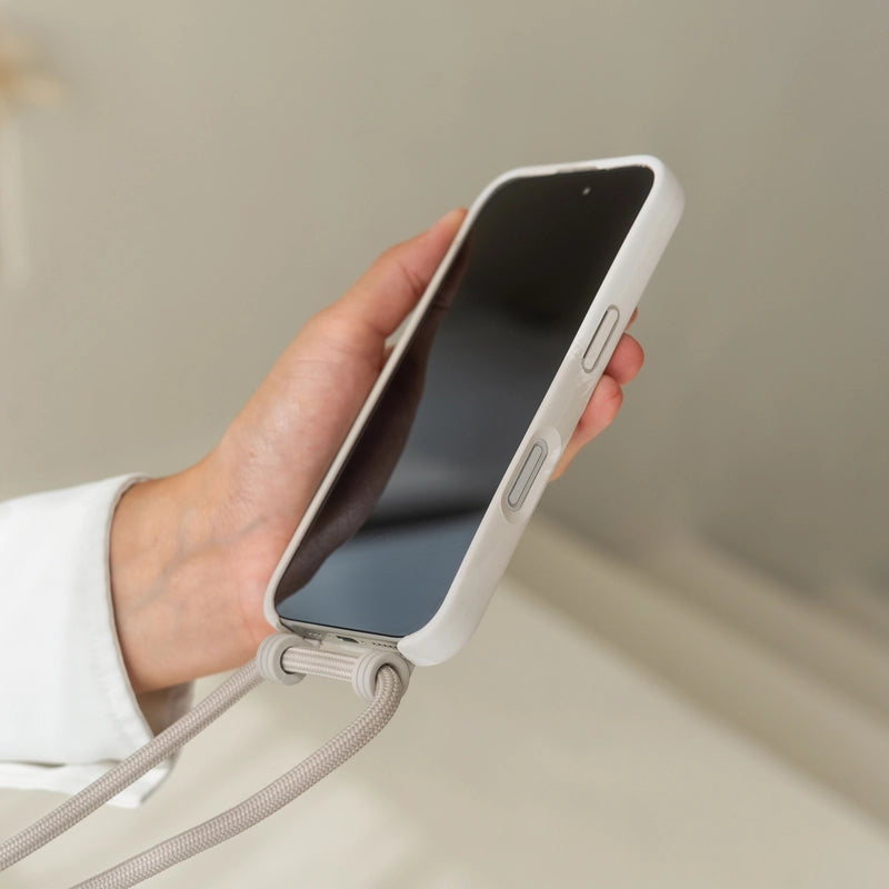 iPhone 16 Chaîne pour téléphone portable Blanc