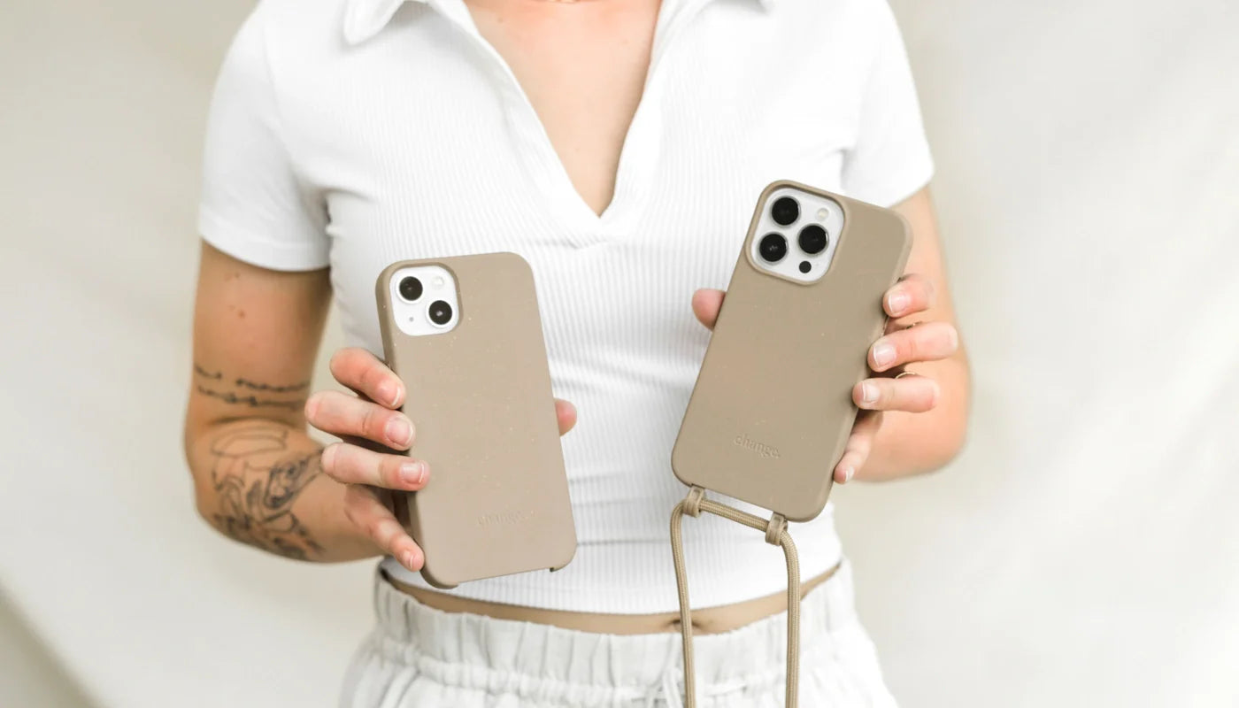 Lot De 2 Chaînes Noires Pour Téléphone – Cordon Anti-Perte Réglable Avec Entretoise Carrée, 60 Cm + 20 Cm