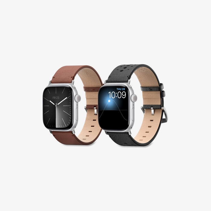 Woodessories - Apple Watch Bracelet Cuir Motion Bundle - 44/45/46/49mm
