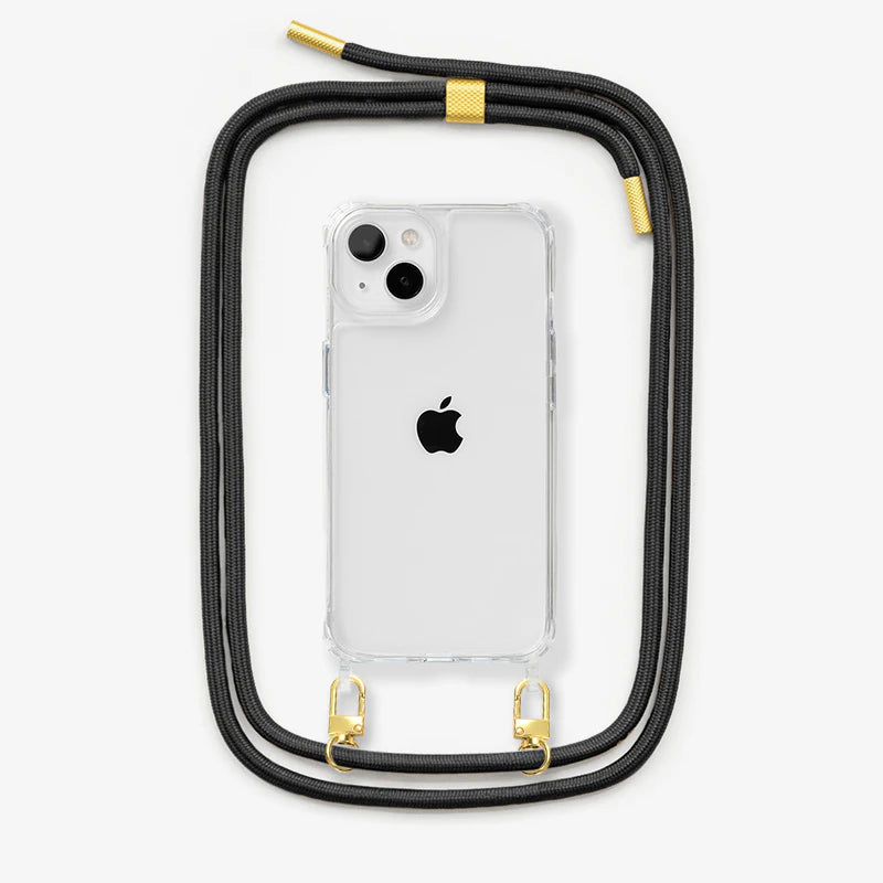 iPhone 13 / 14 Coque avec Cordon Transparent