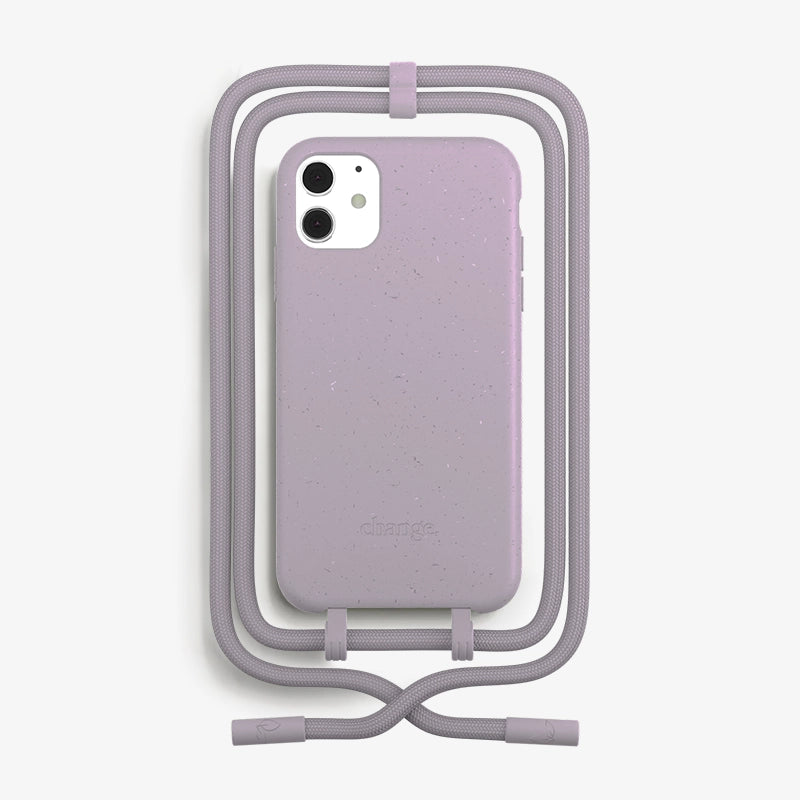 Iphone 11/ Xr Chaîne de téléphone portable détachable Violet