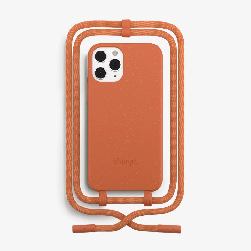 IPhone 12/ 12 Pro Chaîne pour téléphone portable détachable Orange