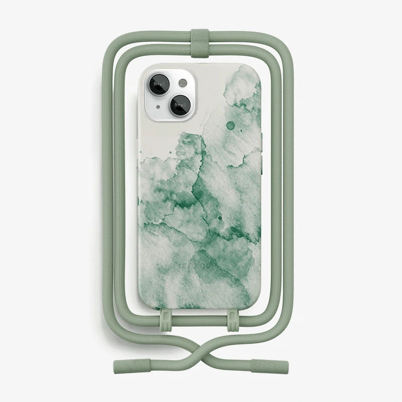 Chaîne pour téléphone portable iPhone 14 Aqua Green