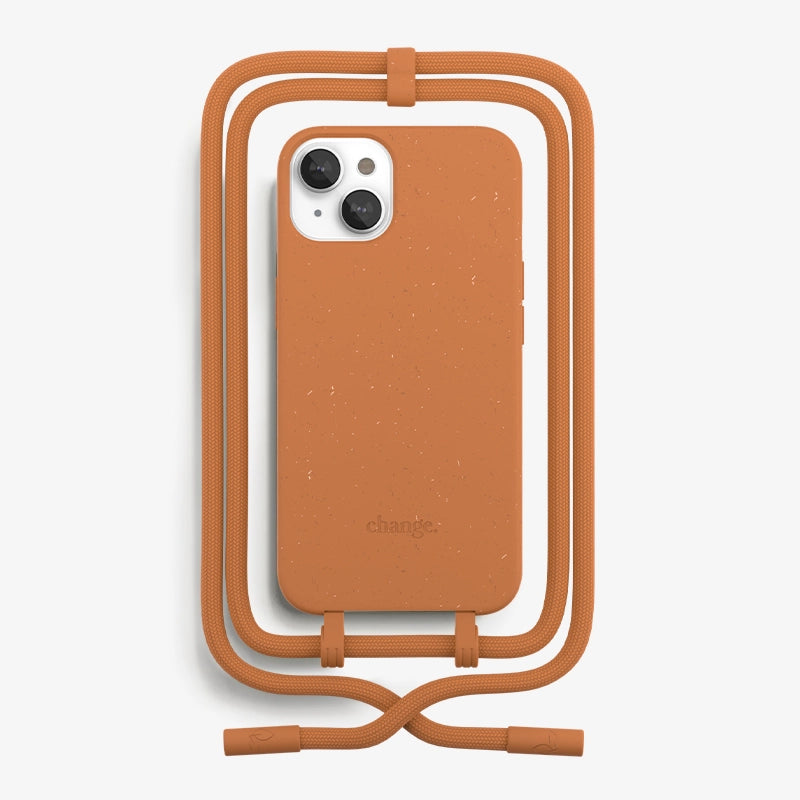 Iphone 13 Chaîne pour téléphone portable détachable Orange