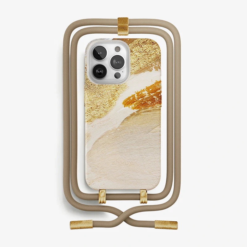 iPhone 13 Pro Chaîne de téléphone portable Desert Gold