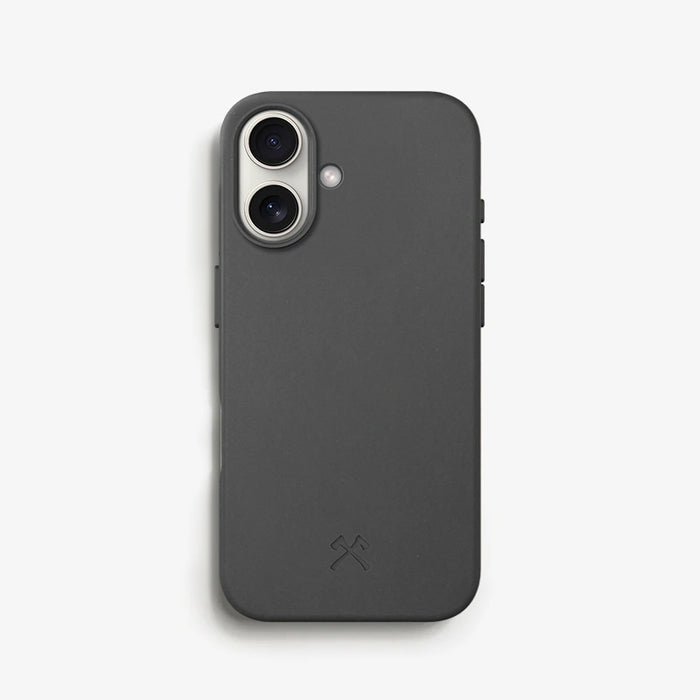 Woodcessories - Coque Écologique - iPhone 16 - Noir