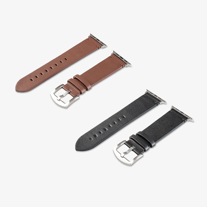 Bundle Apple Watch bracelet en cuir Vegan