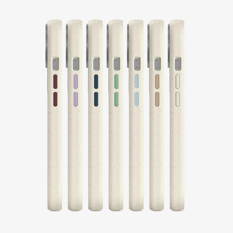 Clear Case Off White iPhone 13 + boutons de couleur