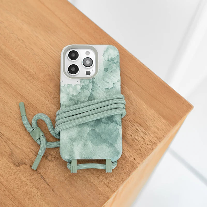 Colliers pour iPhone 15 Aqua Green