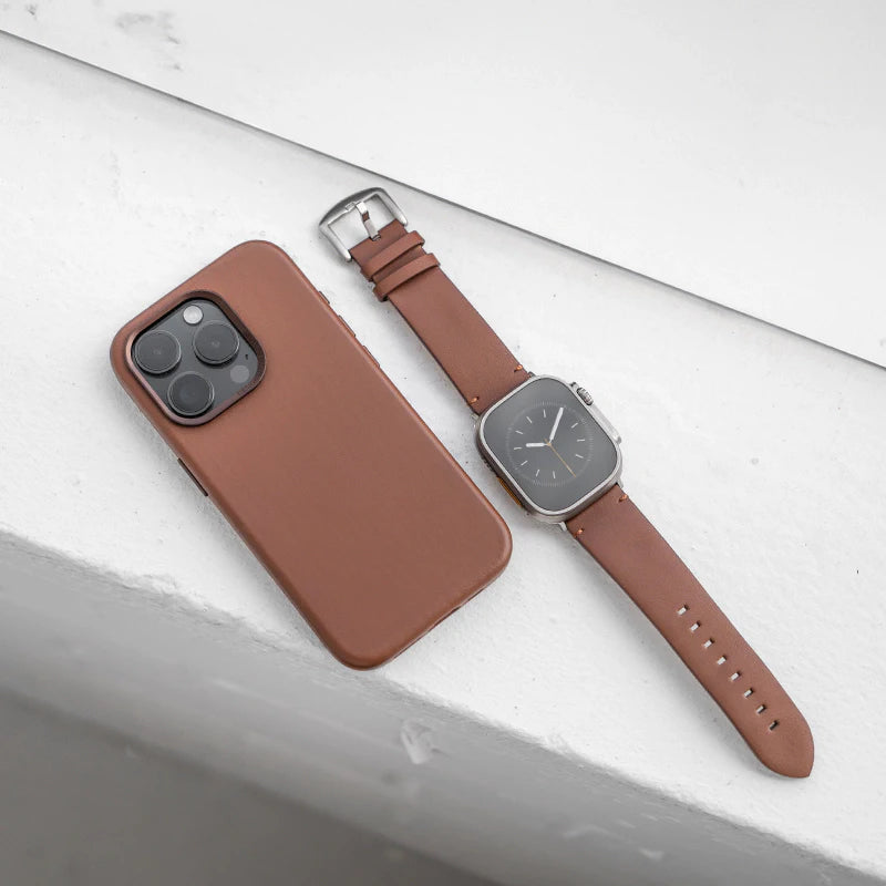 Bracelet Apple Watch en cuir Vegan