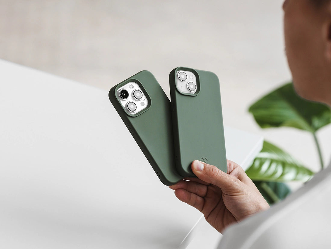 Iphone 15 coque durable bio vert