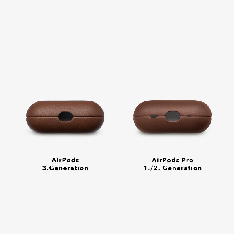 Étui AirPods Cuir Marron Vegan