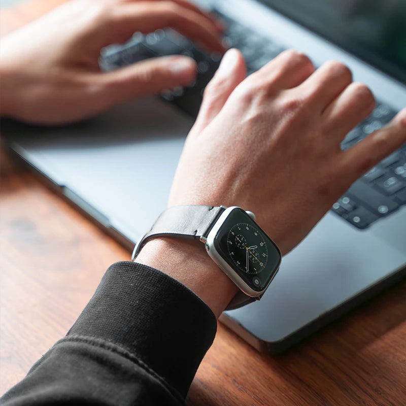 Bracelet Apple Watch en cuir Vegan