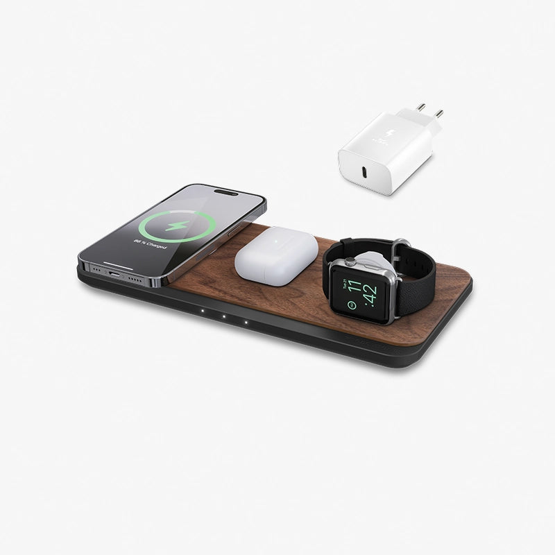 Chargeur 3-en-1 MagSafe & Apple Watch & Adaptateur secteur