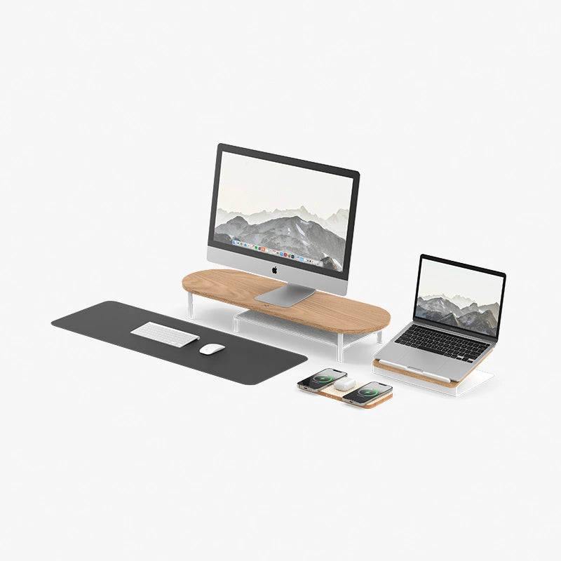 Desk Bundle Grand Chêne simple