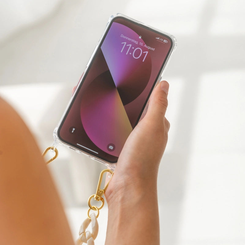 iPhone 16 Pro Chaîne pour téléphone portable Transparent MagSafe