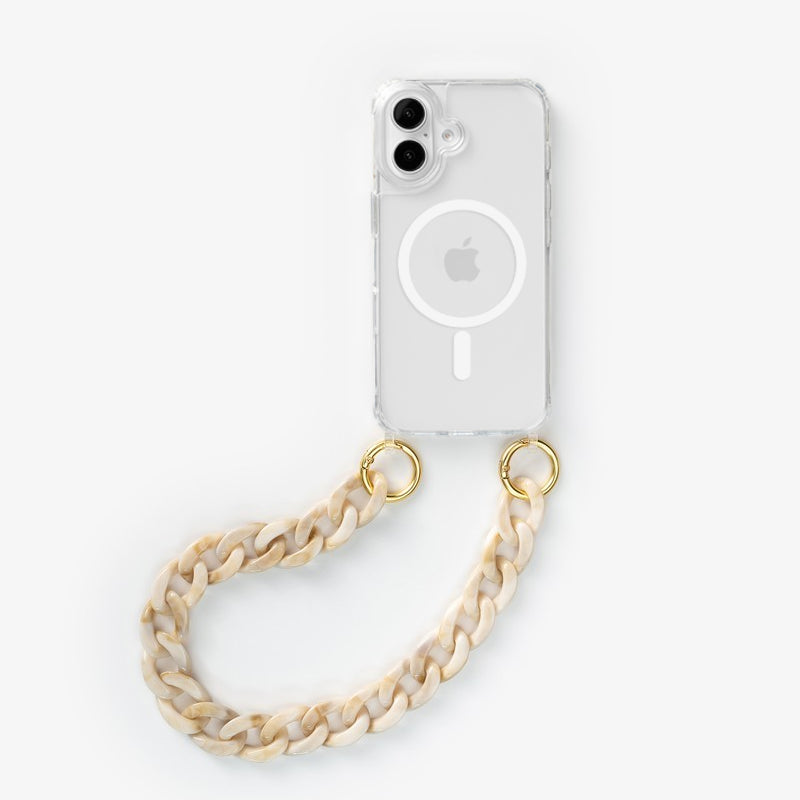 iPhone 17 Chaîne pour téléphone portable Transparent MagSafe