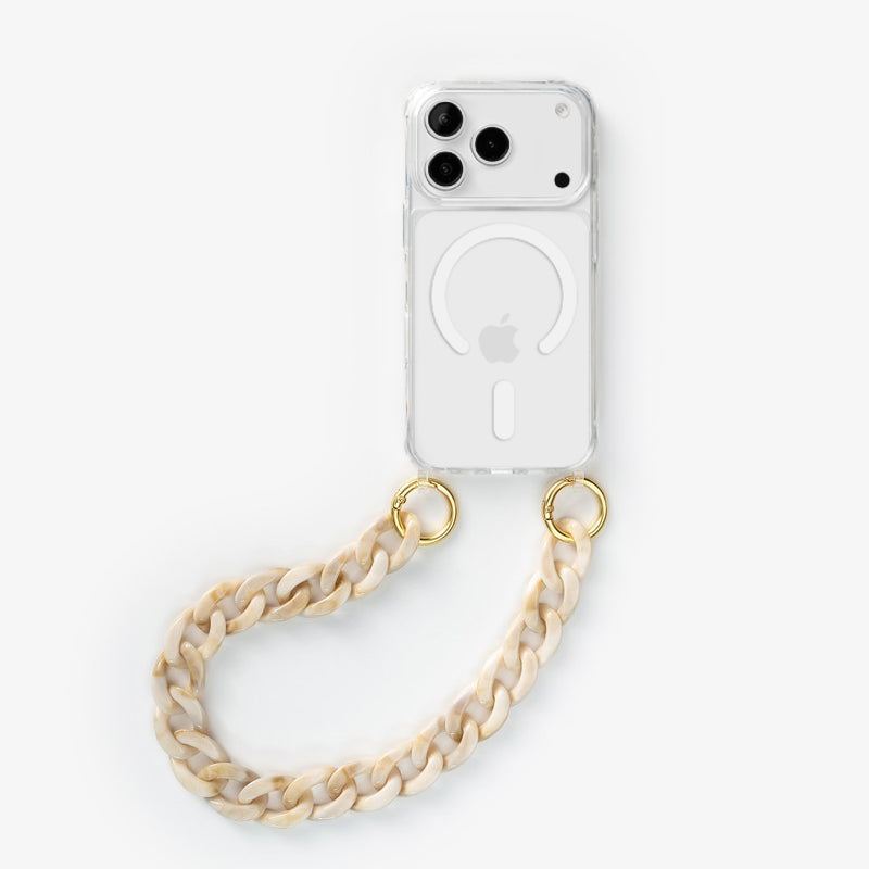 iPhone 17 Pro Chaîne pour téléphone portable Transparent MagSafe