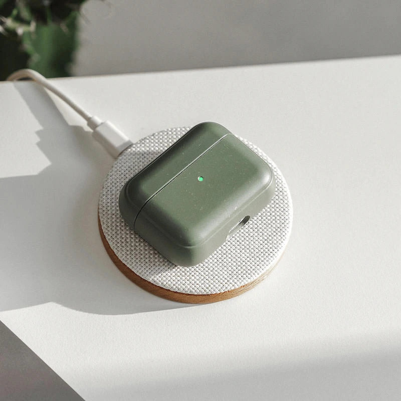 Housse AirPods Pro vert nuit durable