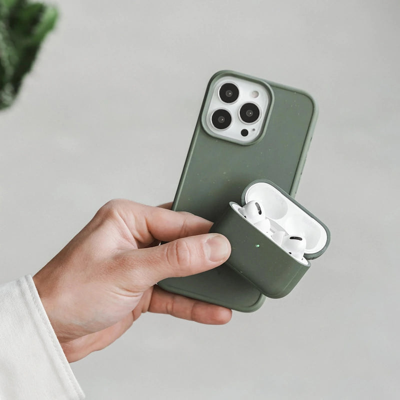 Housse AirPods Pro vert nuit durable