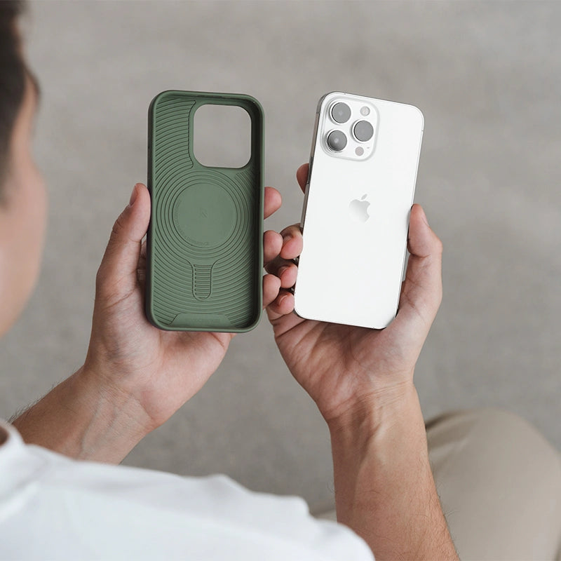 Iphone 15 Pro Max Housse durable bio pour téléphone portable vert