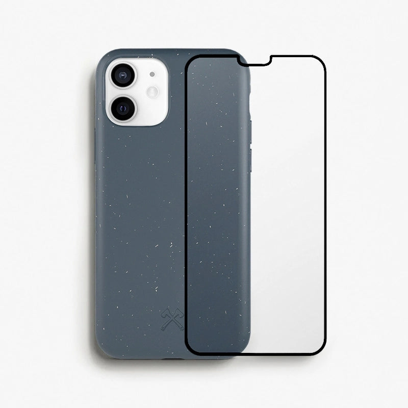 Bio Case + Fullscreen verre blindé iPhone 11 Navy