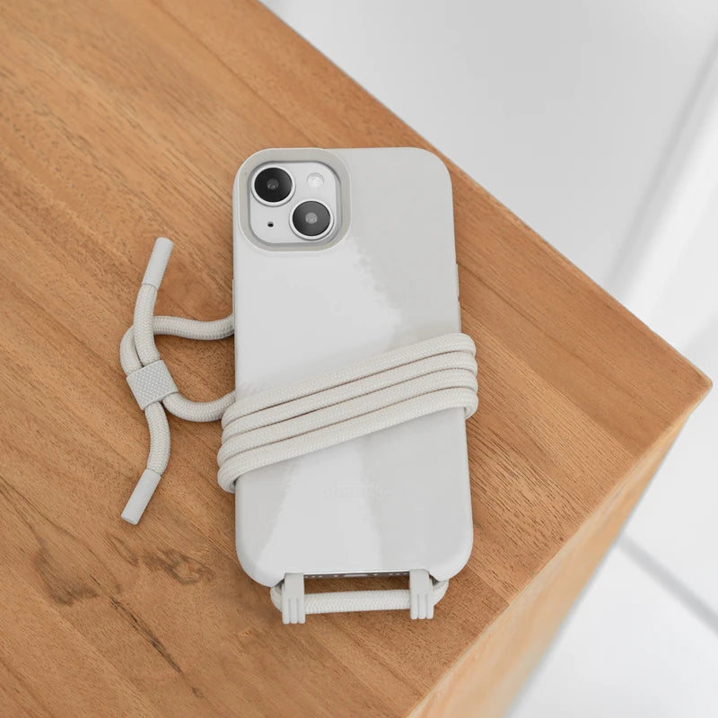 Collier détachable iPhone 15 Pro Dove White