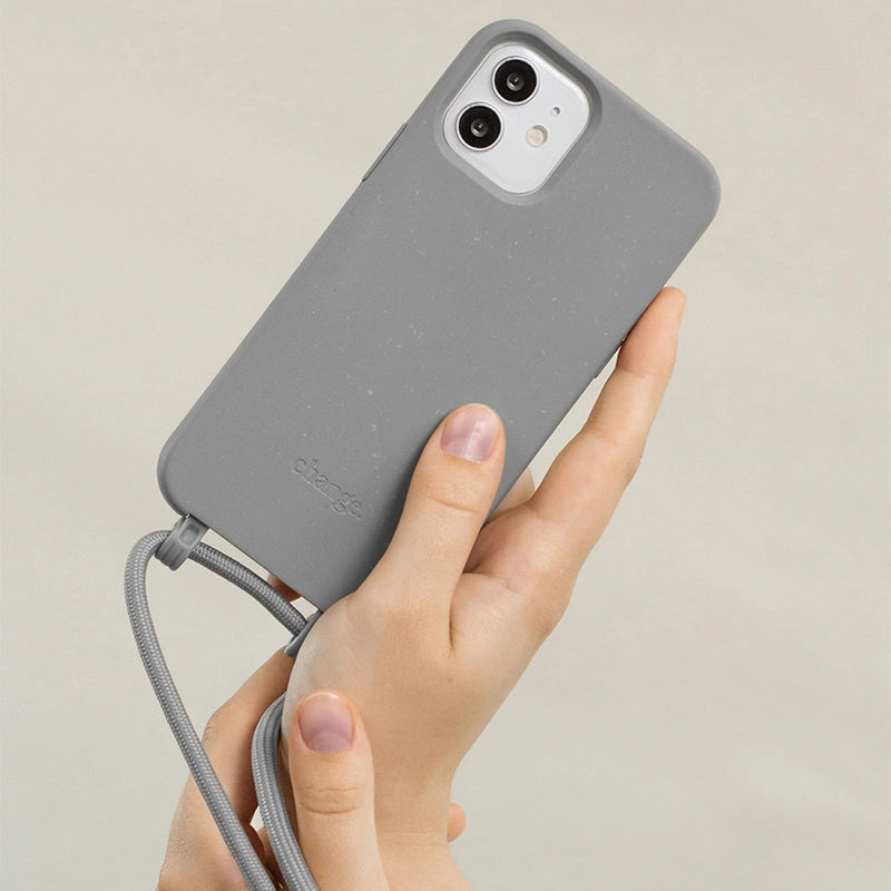 IPhone 11/ Xr Chaîne pour téléphone portable détachable Gris