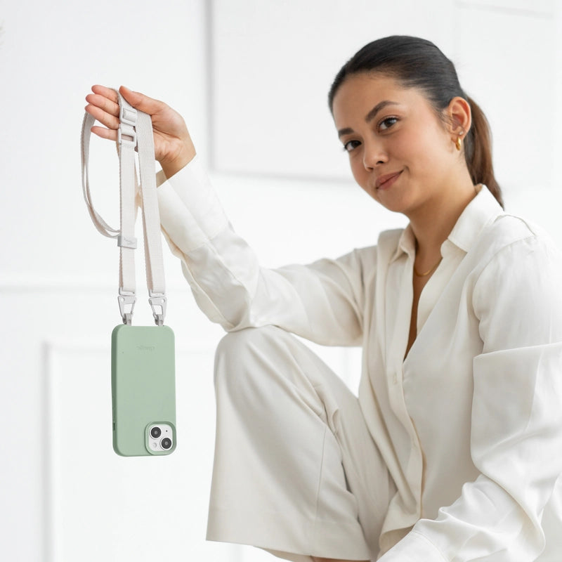 Collier détachable iPhone 15 Pro vert jade