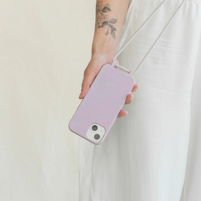 Iphone 12/ 12 Pro Chaîne pour téléphone portable détachable Violet